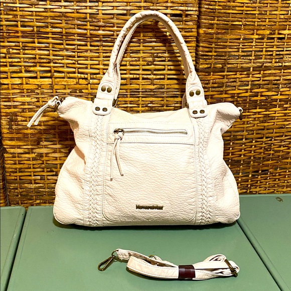 Montana West Handbags - NWOT Montana West Select Shoulder Bag  Crossbody Leather off-white cream